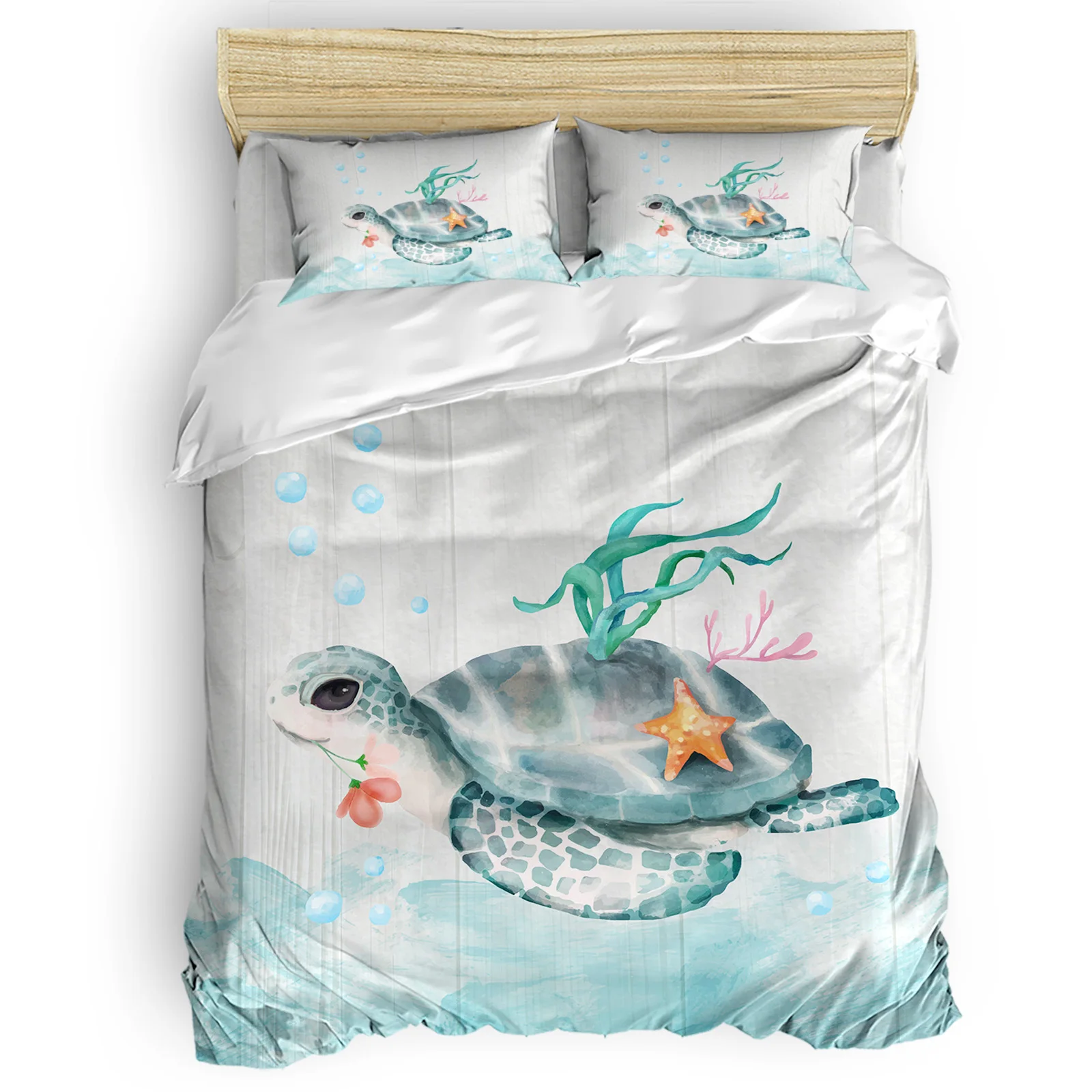 Sea Turtle Ocean Starfish Comfortable Household Goods Bedroom Bed Luxury Duvet Cover 2/3/4 Pieces
Sea Turtle Ocean Starfish Comfortable Household Goods Bedroom Bed Luxury Duvet Cover 2/3/4 Pieces