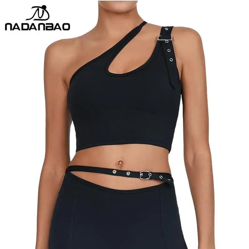 Nadanbao Summer Quick-Drying Women's Sports Bras Sexy Adjustable Irregular Shoulder Yoga Vest Sports Fitness Ladies Sling Top
Nadanbao Summer Quick-Drying Women's Sports Bras Sexy Adjustable Irregular Shoulder Yoga Vest Sports Fitness Ladies Sling Top