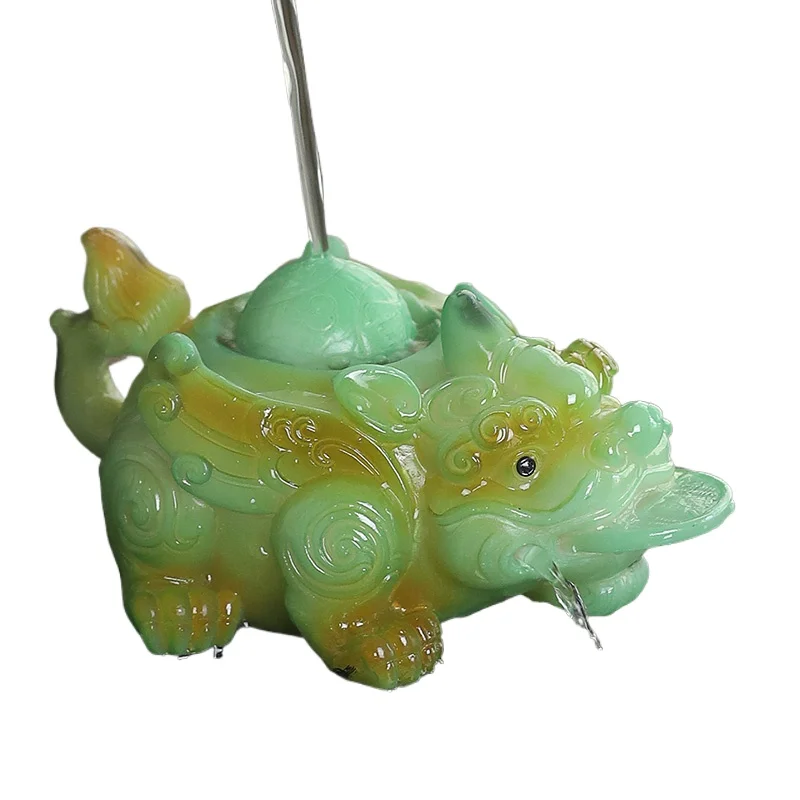 *Pixiu Has A Lot Of Money, Tea Pets Can Be Raised, Color-changing Flash Tea Plays, Tea Table Ornaments Are Light And Luxurious
*Pixiu Has A Lot Of Money, Tea Pets Can Be Raised, Color-changing Flash Tea Plays, Tea Table Ornaments Are Light And Luxurious
