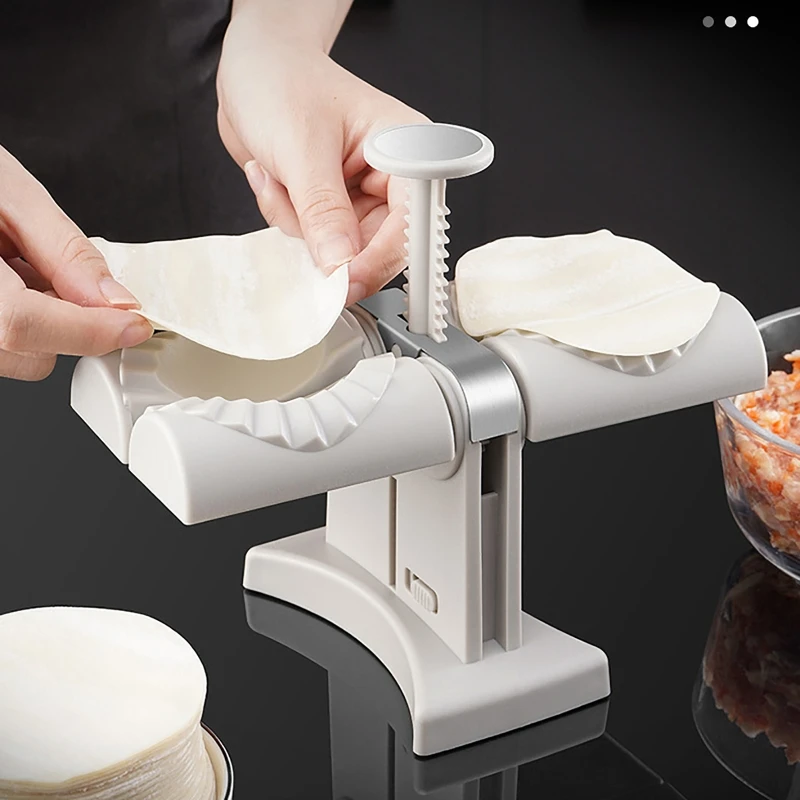 Household Fancy Double Head Automatic Dumpling Maker Mould Kitchen Dumpling Maker Dumpling Mould Easy-tool for Dumpling
Household Fancy Double Head Automatic Dumpling Maker Mould Kitchen Dumpling Maker Dumpling Mould Easy-tool for Dumpling