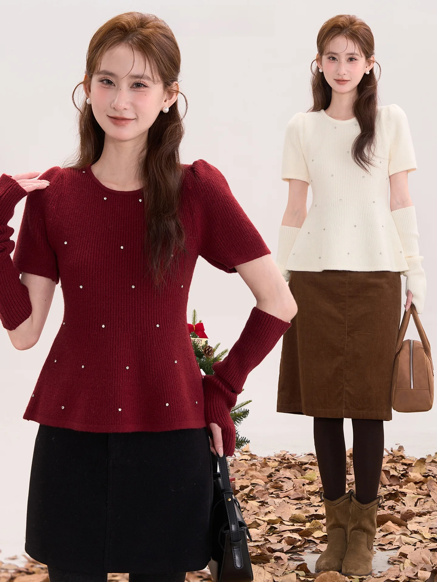 Новинка: женский свитер-футер с двойным использованием, юбка-фонарик и декоративные элементы в виде буквы и цветочного узора.
Новинка: женский свитер-футер с двойным использованием, юбка-фонарик и декоративные элементы в виде буквы и цветочного узора.