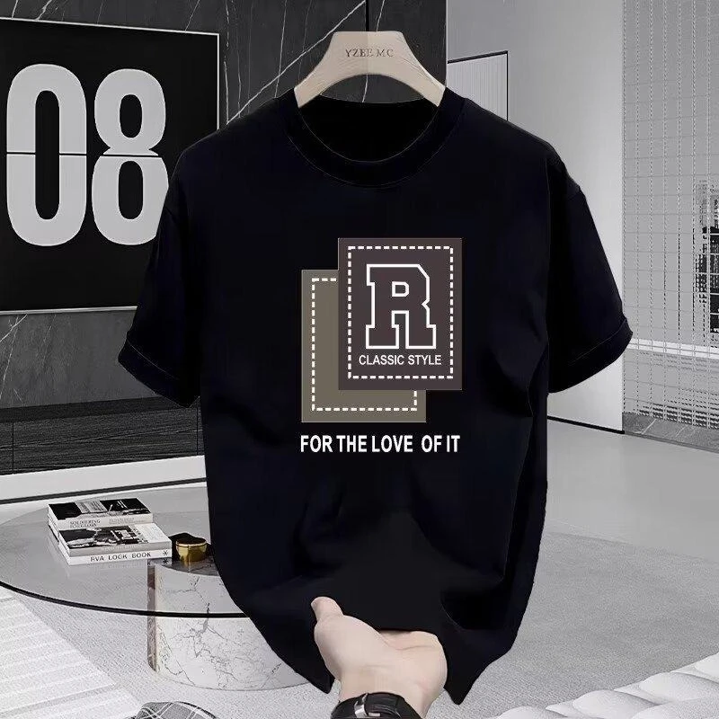 2026 модный новый буквенный принт из чистого хлопка с короткими рукавами, простые и универсальные для мужчин и женщин, одинаковые повседневные
2026 модный новый буквенный принт из чистого хлопка с короткими рукавами, простые и универсальные для мужчин и женщин, одинаковые повседневные