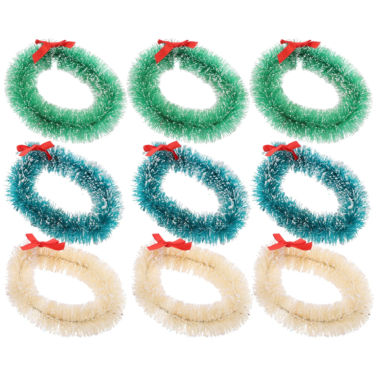 9pcs Christmas Bow Wreath Mini Simulated Garland For Xmas Tree Diy Decor Craft Hanging Ornament House Winter Decoration
9pcs Christmas Bow Wreath Mini Simulated Garland For Xmas Tree Diy Decor Craft Hanging Ornament House Winter Decoration