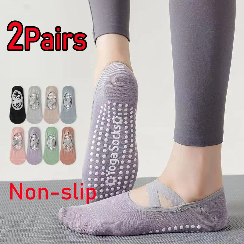 2 Pairs Bandage Yoga Socks Women Cotton Backless Section Non Slip Pilates Socks Breathable Fitness Dance Sports Grip Floor Socks
2 Pairs Bandage Yoga Socks Women Cotton Backless Section Non Slip Pilates Socks Breathable Fitness Dance Sports Grip Floor Socks