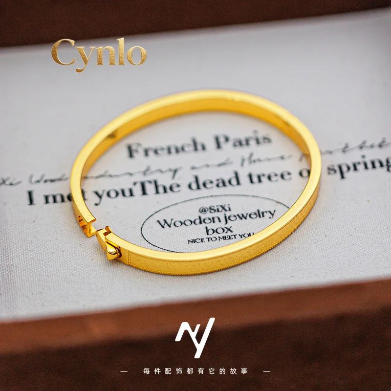 Cynlo Jewelry Luxury 24K 9999 Pure Gold real gold Women's egg-shaped dragon scale buckle bracelet light luxury design sensitive
Cynlo Jewelry Luxury 24K 9999 Pure Gold real gold Women's egg-shaped dragon scale buckle bracelet light luxury design sensitive