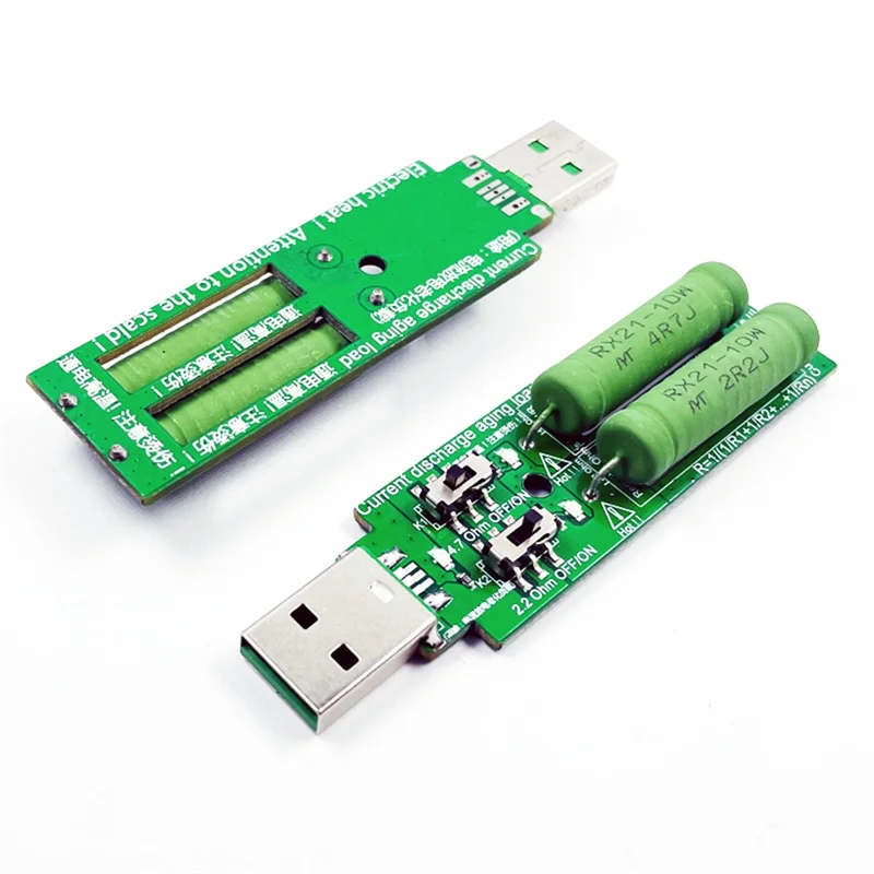 A10I USB Resistor Dc Electronic Load with Switch Adjustable 5V1A/2A/3A Battery Capacity Voltage Discharge Resistance Tester
A10I USB Resistor Dc Electronic Load with Switch Adjustable 5V1A/2A/3A Battery Capacity Voltage Discharge Resistance Tester