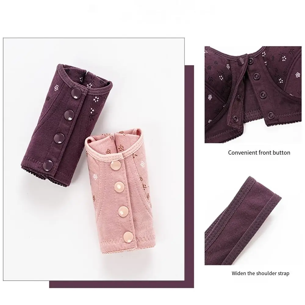 Comfortable Daisy Bras for Older Women Convenient Breathable Front Close Button Cotton Bras Floral Printed
Comfortable Daisy Bras for Older Women Convenient Breathable Front Close Button Cotton Bras Floral Printed