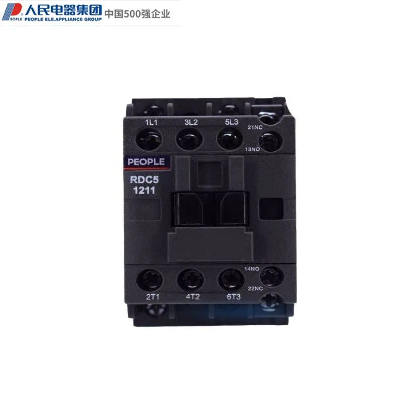 Enhanced RDC5 AC Contactor 380V 1211 1811 2511 3211 220V – Ideal Choice for High-Voltage Applications by People's Electric
Enhanced RDC5 AC Contactor 380V 1211 1811 2511 3211 220V – Ideal Choice for High-Voltage Applications by People's Electric