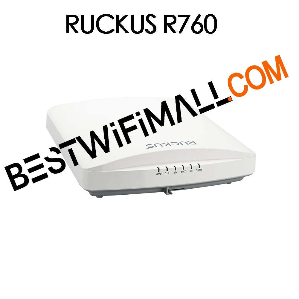 RUCKUS NETWORKS 901-R760-WW00 901-R760-EU00 Wi-Fi 6E R760 AP 802.11ax Wireless Indoor Access Point 4x4:4 SU-MIMO 4x4:4 MU-MIMO
RUCKUS NETWORKS 901-R760-WW00 901-R760-EU00 Wi-Fi 6E R760 AP 802.11ax Wireless Indoor Access Point 4x4:4 SU-MIMO 4x4:4 MU-MIMO