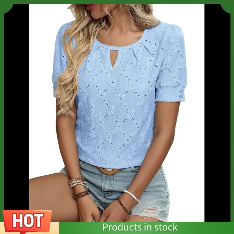 Intuitive Womens Tops Dressy Casual Cute Hollow Embroidered Blouses Short Sleeve Shirts Summer Outfits Trendy 2025
Intuitive Womens Tops Dressy Casual Cute Hollow Embroidered Blouses Short Sleeve Shirts Summer Outfits Trendy 2025