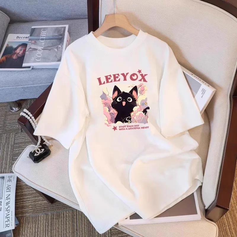 Plus Size 2025 Summer Hot-selling Women's Short-sleeved T-shirt High-quality Printing Loose Cotton Short-sleeved Yuan Y2k
Plus Size 2025 Summer Hot-selling Women's Short-sleeved T-shirt High-quality Printing Loose Cotton Short-sleeved Yuan Y2k