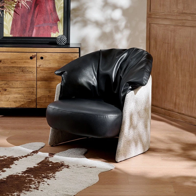 French bed and breakfast leather leisure chair small apartment leisure living
French bed and breakfast leather leisure chair small apartment leisure living