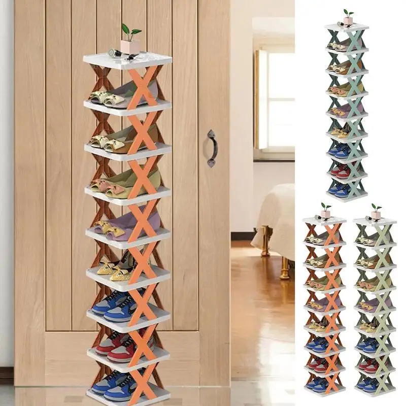 New Arrival Stackable Shoe Rack Multi-layer Storage Shoes Shelf Box Plastic Space Saving Cabinet Shoes Organizer for Entry
New Arrival Stackable Shoe Rack Multi-layer Storage Shoes Shelf Box Plastic Space Saving Cabinet Shoes Organizer for Entry