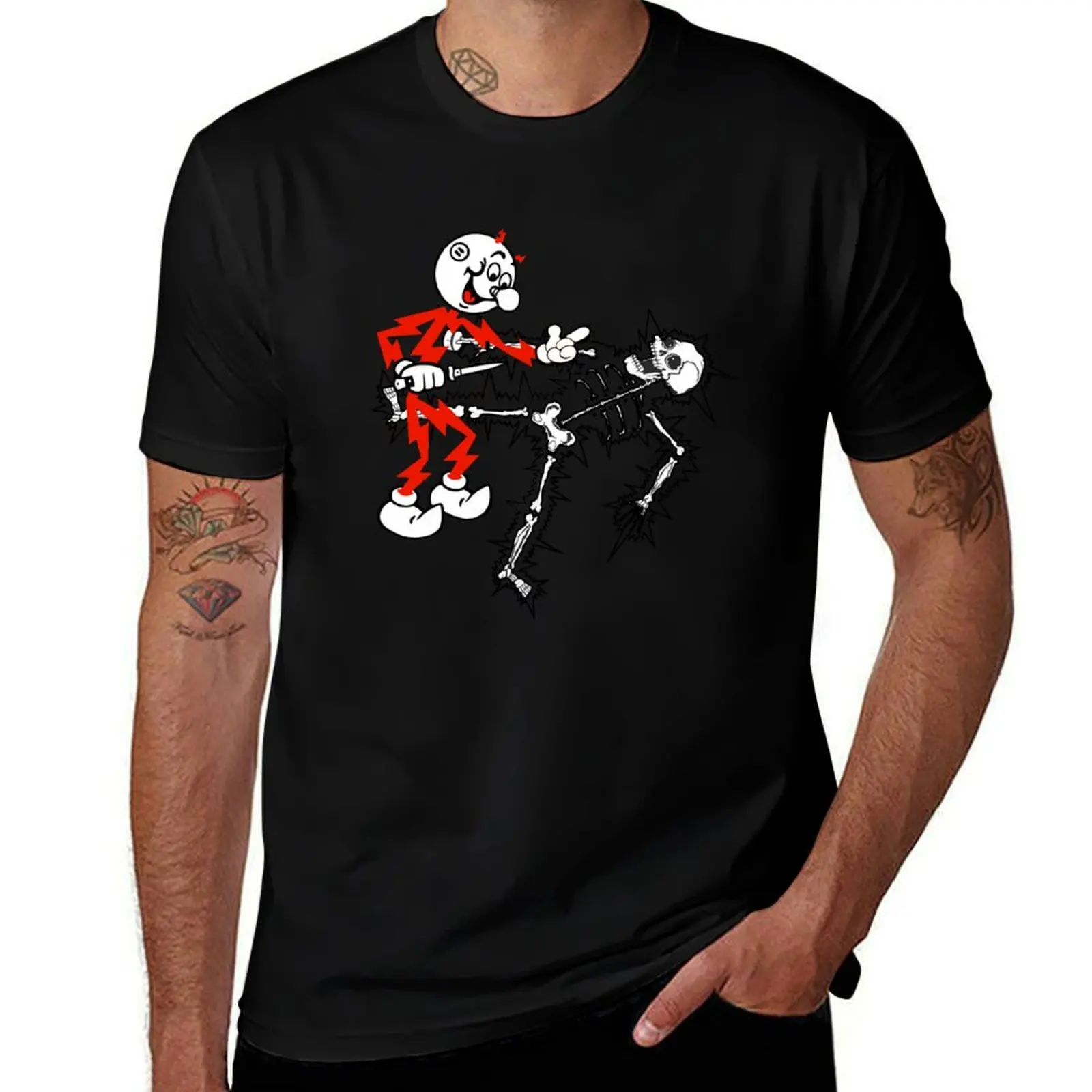 Reddy Kilowatt danger T-Shirt Big and Tall Crew Neck Tee
Reddy Kilowatt danger T-Shirt Big and Tall Crew Neck Tee