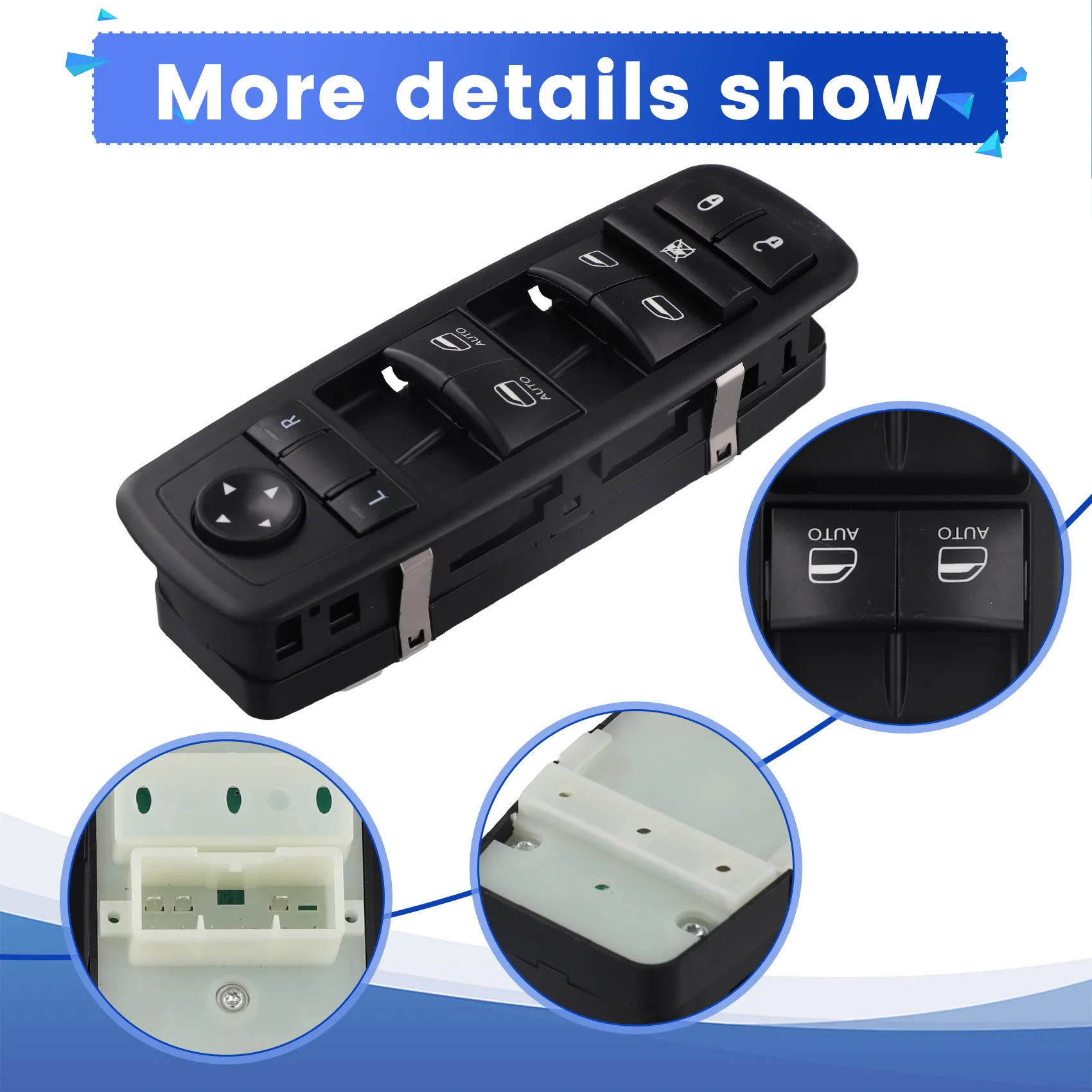 For Dodge Durango 2011-2013 For LHD Car Window Glass Lift Switch 68086693AC Window Control Button
For Dodge Durango 2011-2013 For LHD Car Window Glass Lift Switch 68086693AC Window Control Button