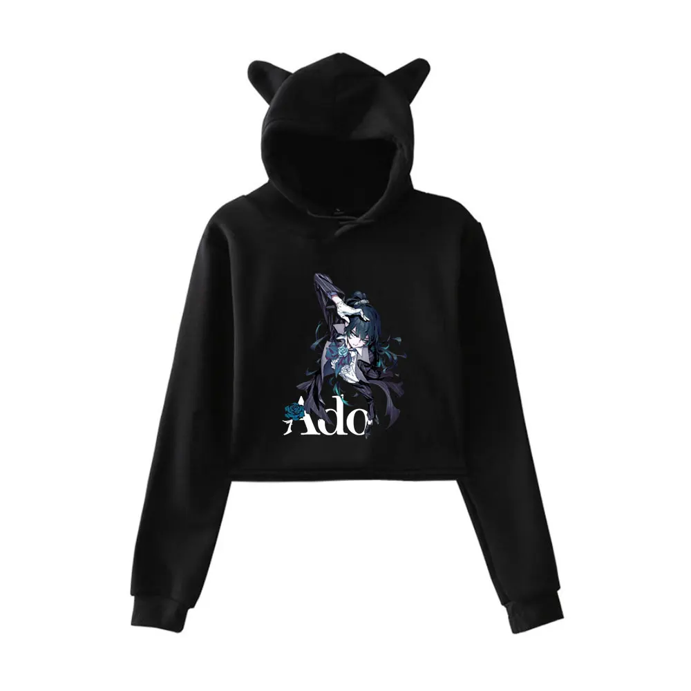 ADO Merch винтажная уличная одежда 90-х годов с логотипом, толстовки с капюшоном для девочек, укороченный модный спортивный пуловер с кошачьими ушками
ADO Merch винтажная уличная одежда 90-х годов с логотипом, толстовки с капюшоном для девочек, укороченный модный спортивный пуловер с кошачьими ушками