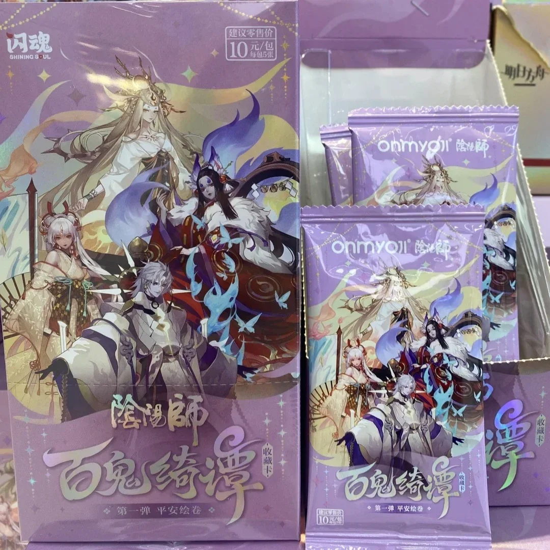 Genuine ShiningSoul Onmyoji Card vol.1 Hundred Demons Fantasia Trading Cards Collection Card Anime Character Game Card Toys Gift
Genuine ShiningSoul Onmyoji Card vol.1 Hundred Demons Fantasia Trading Cards Collection Card Anime Character Game Card Toys Gift