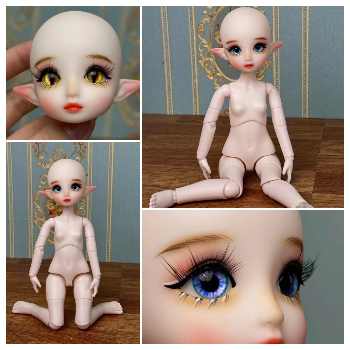 Cute DIY 30cm Elf Doll Handmade Makeup Dolls 1/6 BJD Doll Kids Toy Gift Dolls for Girls 
Cute DIY 30cm Elf Doll Handmade Makeup Dolls 1/6 BJD Doll Kids Toy Gift Dolls for Girls