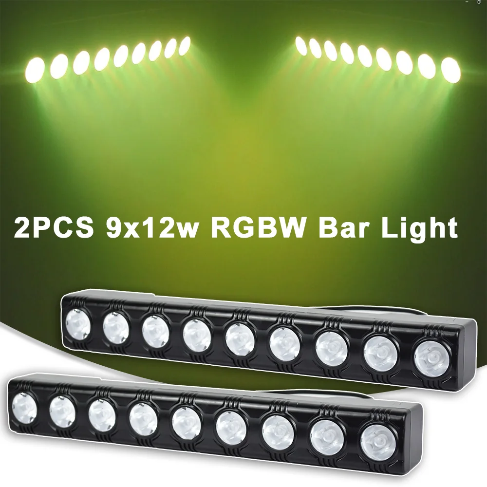 2PCS 9x12W RGBW 4in1 Bar Light For Home Party Club Dj Disco Washing Effect Strobe Lighting DMX Music Control Stage Lighting
2PCS 9x12W RGBW 4in1 Bar Light For Home Party Club Dj Disco Washing Effect Strobe Lighting DMX Music Control Stage Lighting