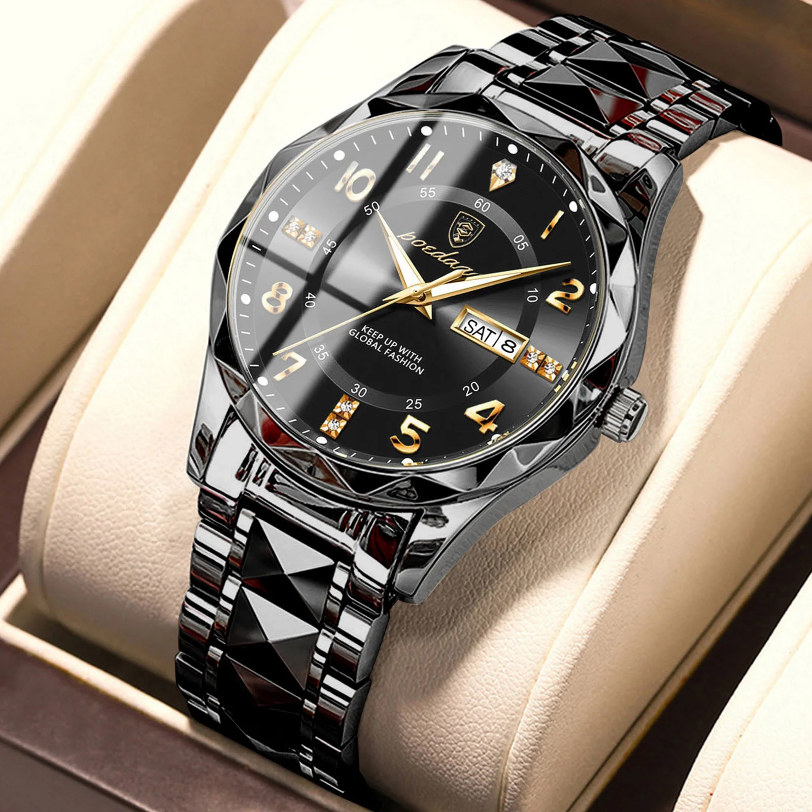 POEDAGAR Business Quartz Men Watch Waterproof Date Week Luminous Man Wristwatch Stainless Steel Fashion Men's Watches Reloj Gift
POEDAGAR Business Quartz Men Watch Waterproof Date Week Luminous Man Wristwatch Stainless Steel Fashion Men's Watches Reloj Gift