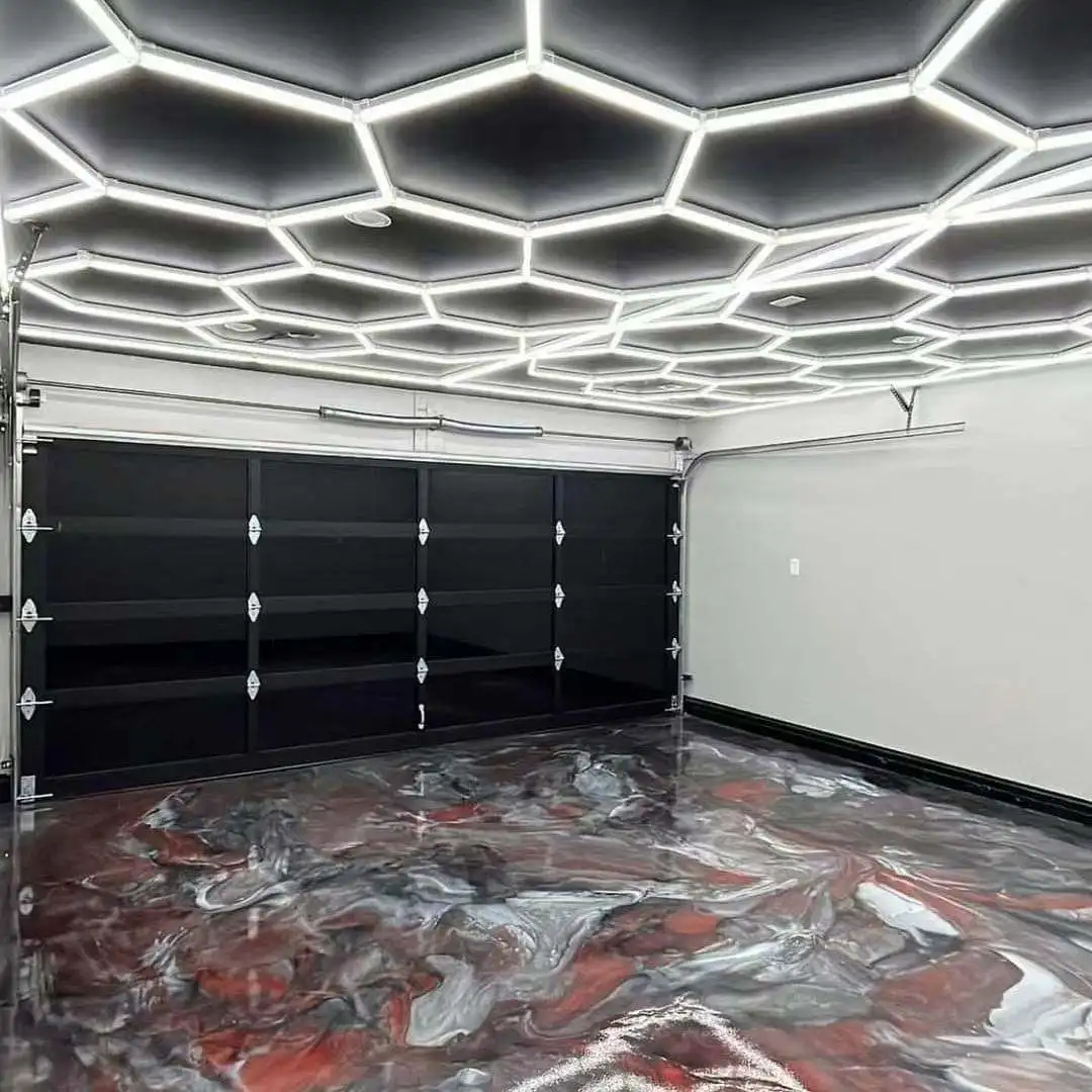 Шестигранные светодиодные фонари 6500 К, холодная белая сотовая панель, срок службы 50000 часов для гаража, мастерской, салона, спортзала, потолка, энергосбережение
Шестигранные светодиодные фонари 6500 К, холодная белая сотовая панель, срок службы 50000 часов для гаража, мастерской, салона, спортзала, потолка, энергосбережение