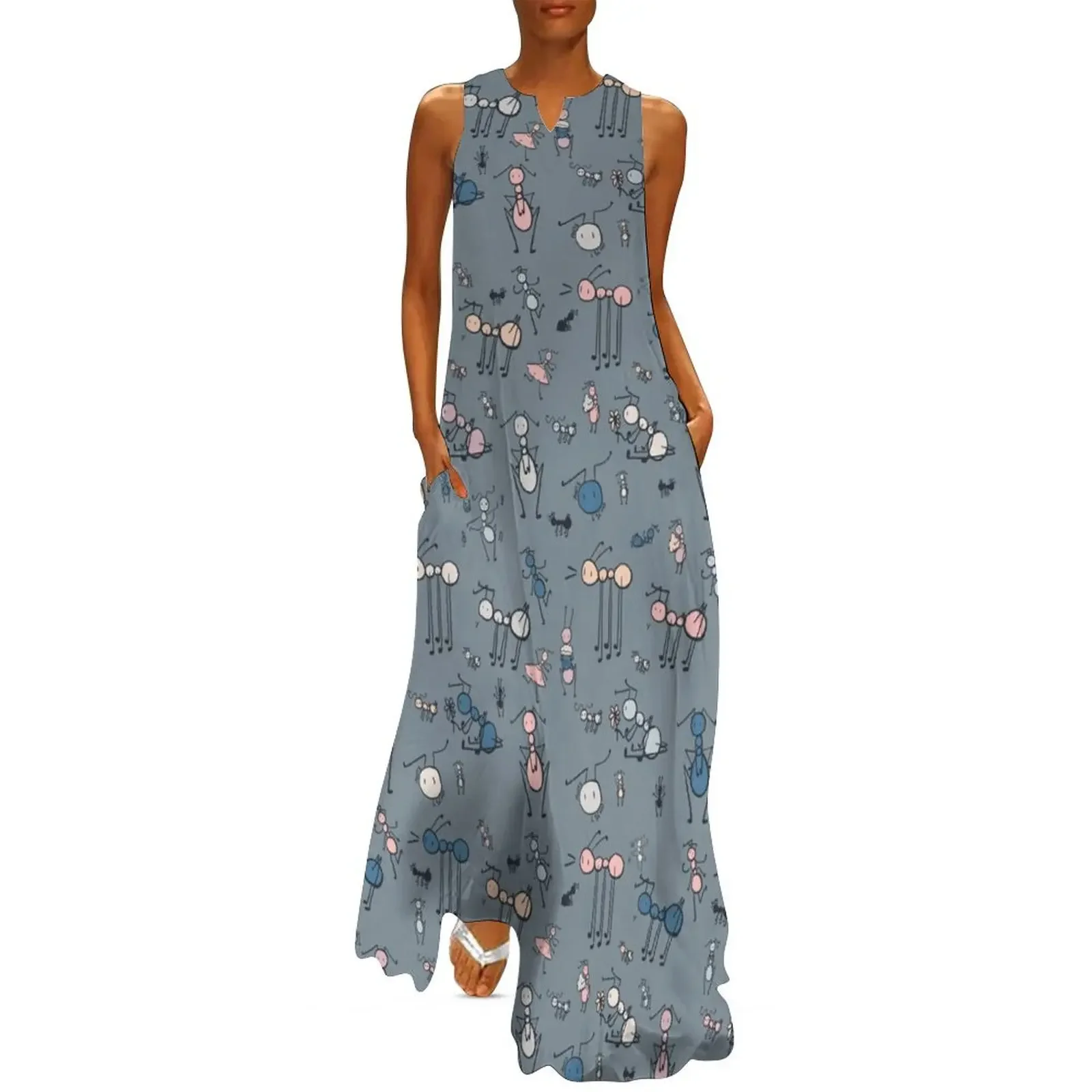 Ants Long Dress summer clothes ladies dresses for women 2025 women's clothing korea stylish Dress
Ants Long Dress summer clothes ladies dresses for women 2025 women's clothing korea stylish Dress