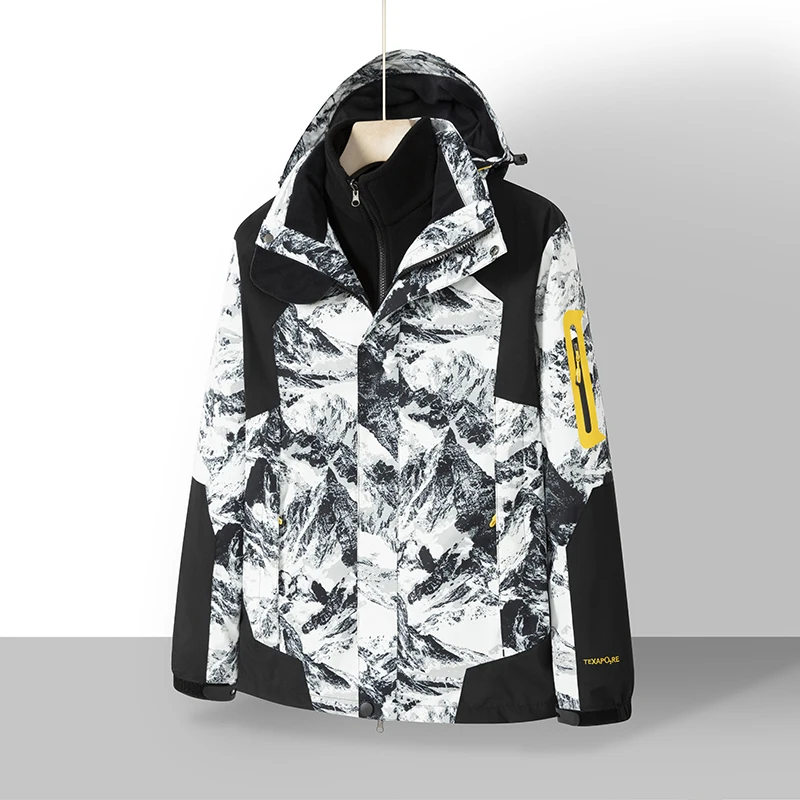 Winter New High Quality 3 in 1 Charge Jacket Fashion Camouflage Hooded Design Outdoor Windproof Waterproof Coat Men Windbreaker
Winter New High Quality 3 in 1 Charge Jacket Fashion Camouflage Hooded Design Outdoor Windproof Waterproof Coat Men Windbreaker