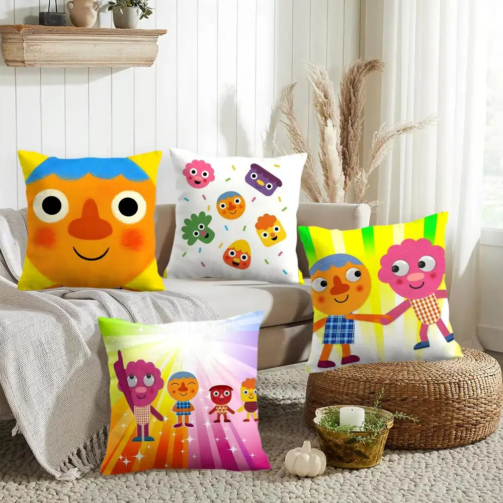N-Noodle & P-Pals Cushion Cover Double-Sided Printed Organic Linen Pillow Cover, Decorative for Sofa Home
N-Noodle & P-Pals Cushion Cover Double-Sided Printed Organic Linen Pillow Cover, Decorative for Sofa Home