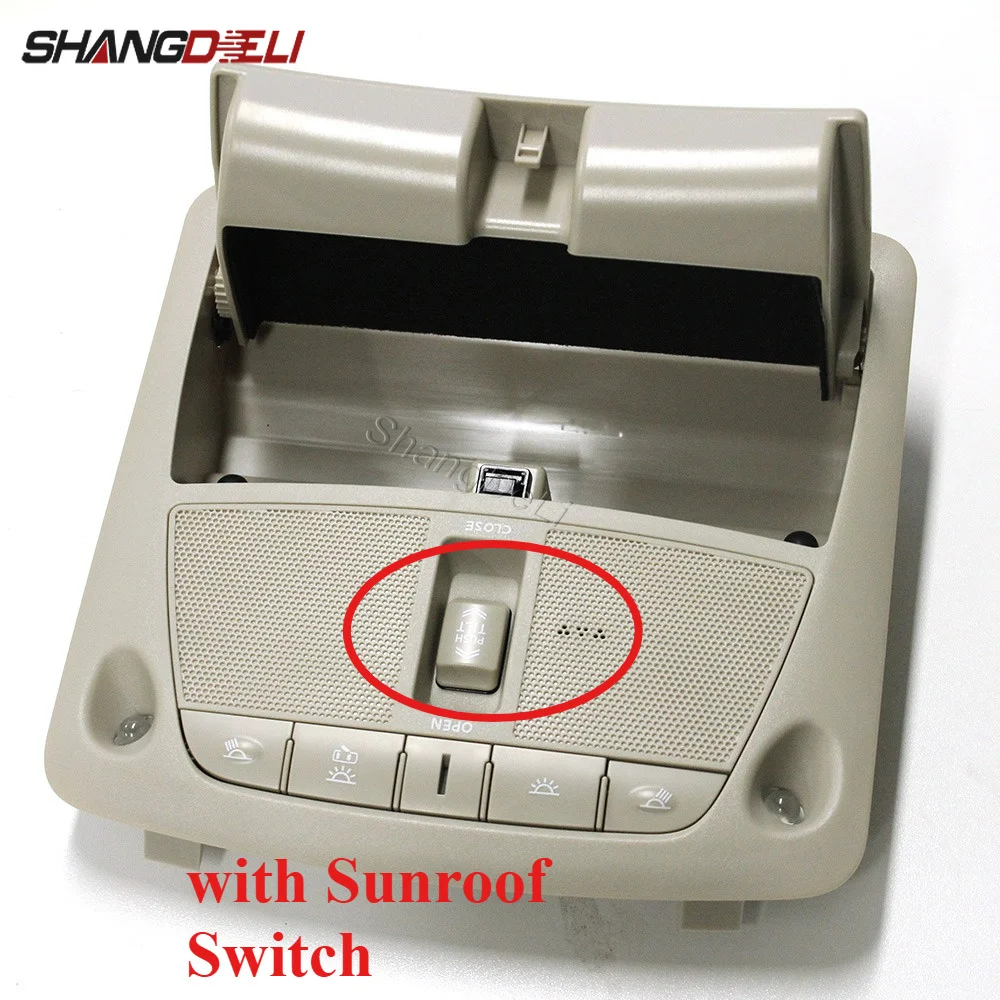 Car Interior Overhead Map Lamp Beige Ceiling Dome Light with Sunroof Switch Fit for Nissan Teana / X-Trail / Sylphy 2013-2018
Car Interior Overhead Map Lamp Beige Ceiling Dome Light with Sunroof Switch Fit for Nissan Teana / X-Trail / Sylphy 2013-2018
