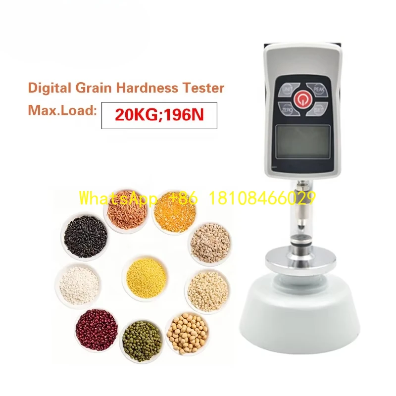 Grain Wheat Feed Hardness Tester | Digital Hardness Testing Machine for Wheat, Grain & Feed | Agricultural Measurement Tool
Grain Wheat Feed Hardness Tester | Digital Hardness Testing Machine for Wheat, Grain & Feed | Agricultural Measurement Tool