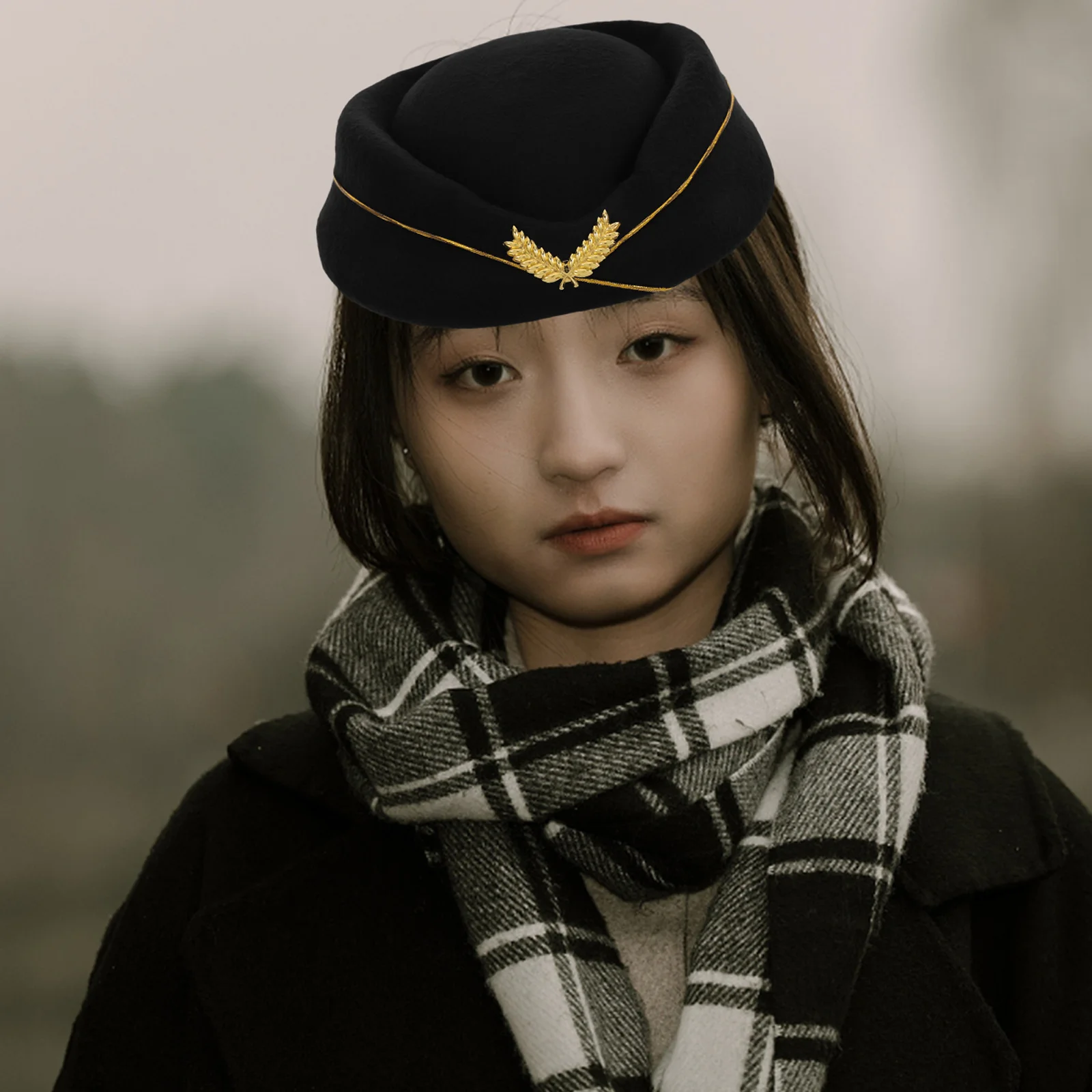 Stewardess Felt Airline Flight Attendant Costume Decor Elegant Band Costume Hat Bright Color Cosplay Party Hat
Stewardess Felt Airline Flight Attendant Costume Decor Elegant Band Costume Hat Bright Color Cosplay Party Hat
