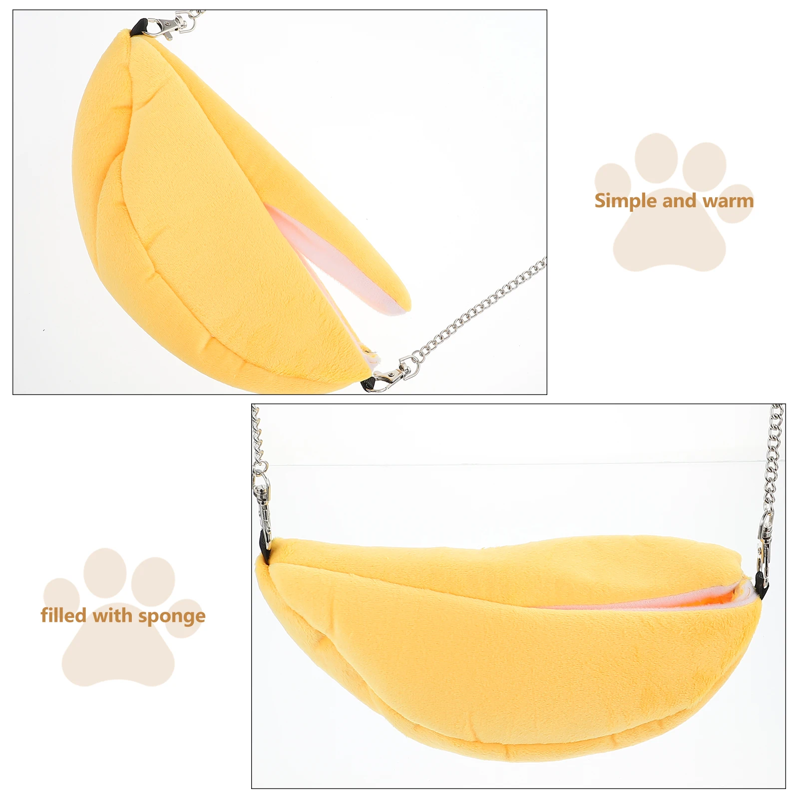 Hamster Squirrel Pet Bed Cotton Nest Yellow Hanging House Small Animal Cozy Home Winter Shelter
Hamster Squirrel Pet Bed Cotton Nest Yellow Hanging House Small Animal Cozy Home Winter Shelter