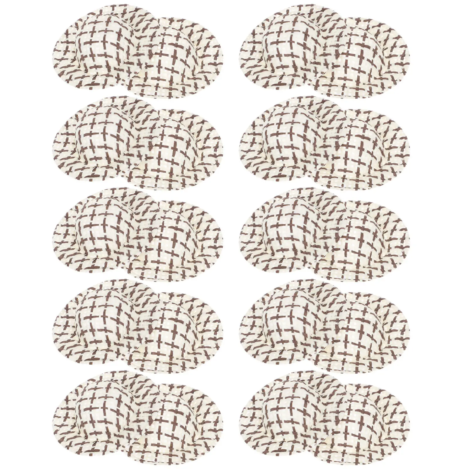 20Pcs Miniature Small Woven Straw Hats Craft Caps Photo Prop for Creative Handmade Decorations Woven Hats
20Pcs Miniature Small Woven Straw Hats Craft Caps Photo Prop for Creative Handmade Decorations Woven Hats