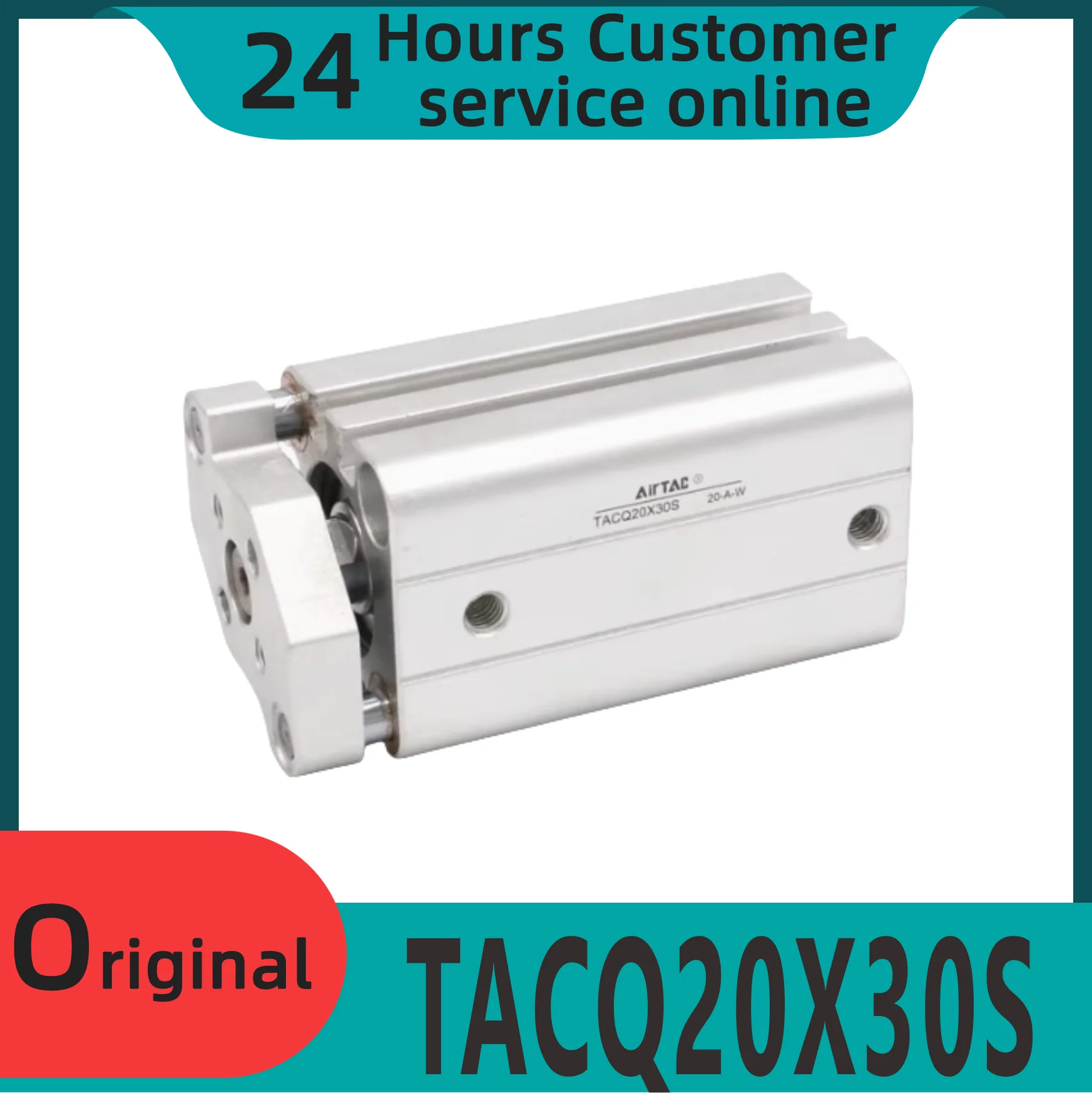 New original thin cylinder with guide rod TACQ20X30S TACQ20X25S TACQ20X35S TACQ20X40S TACQ20X45S TACQ20X50S
New original thin cylinder with guide rod TACQ20X30S TACQ20X25S TACQ20X35S TACQ20X40S TACQ20X45S TACQ20X50S