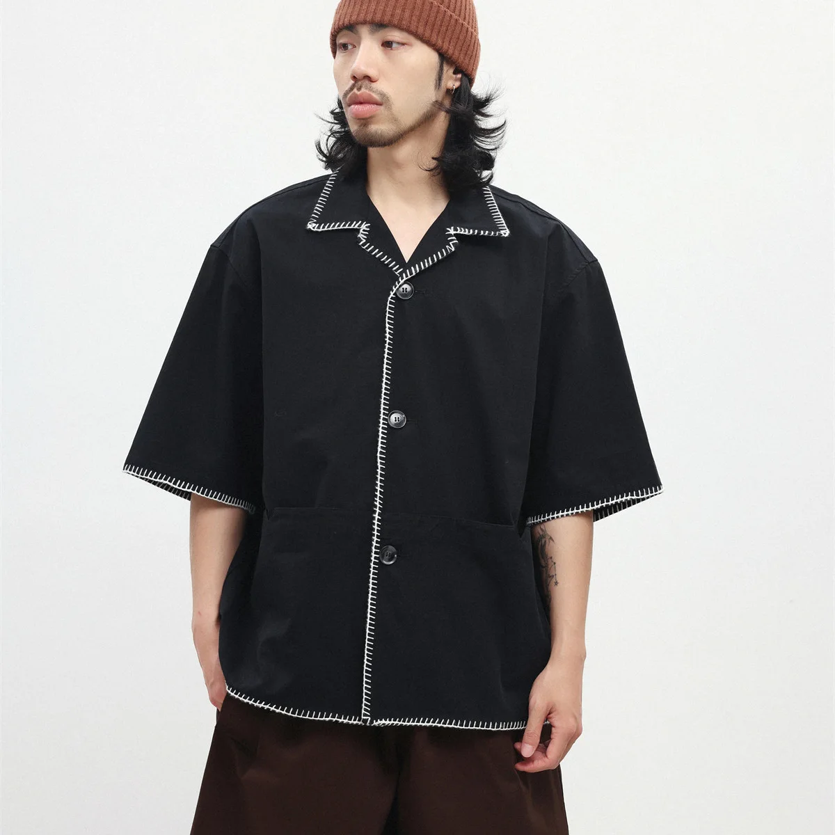 Summer Cityboy Cuban Collar Shirts Men Japanese Fashion Vintage Loose Casual Short Sleeve Shirts Blouses
Summer Cityboy Cuban Collar Shirts Men Japanese Fashion Vintage Loose Casual Short Sleeve Shirts Blouses