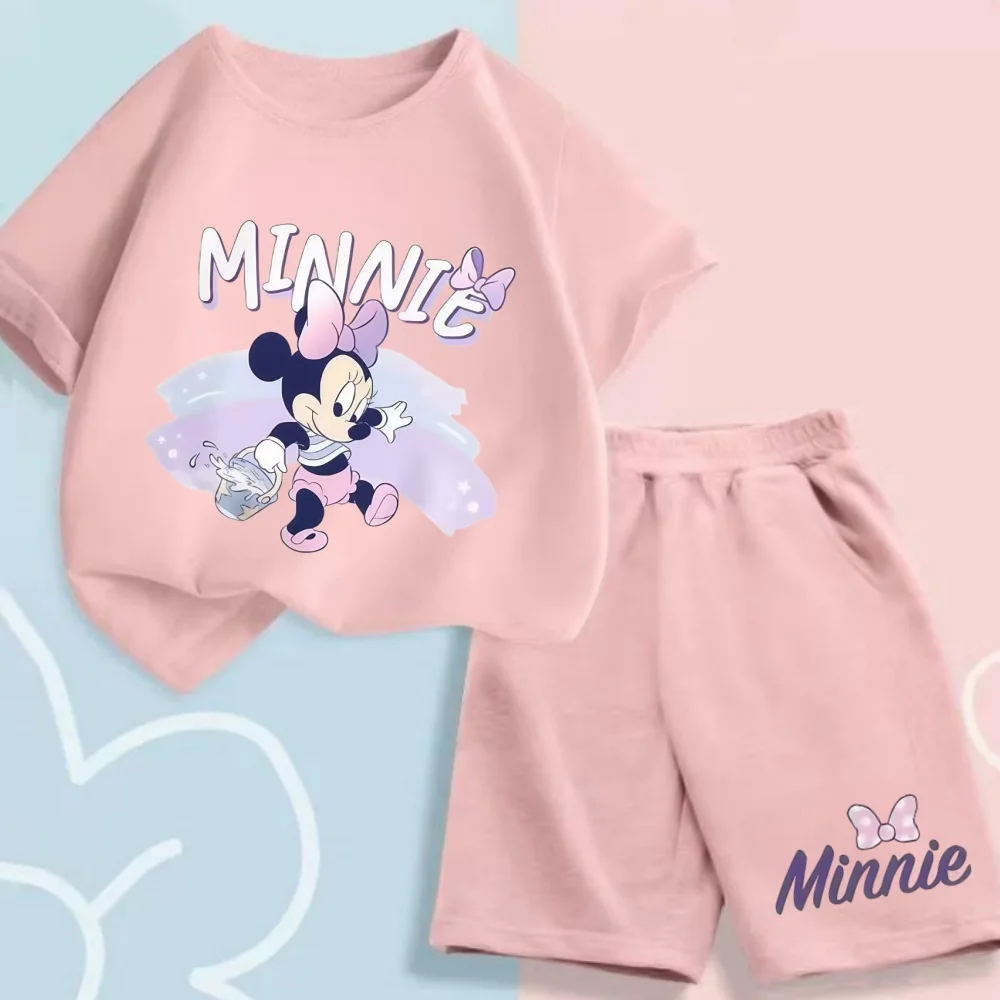Summer Baby Girls Clothes Set Children Girl Disney Minnie T-shirts And Shorts 2 Pieces Suit Kid Short Sleeve Top Bottom Outfits
Summer Baby Girls Clothes Set Children Girl Disney Minnie T-shirts And Shorts 2 Pieces Suit Kid Short Sleeve Top Bottom Outfits