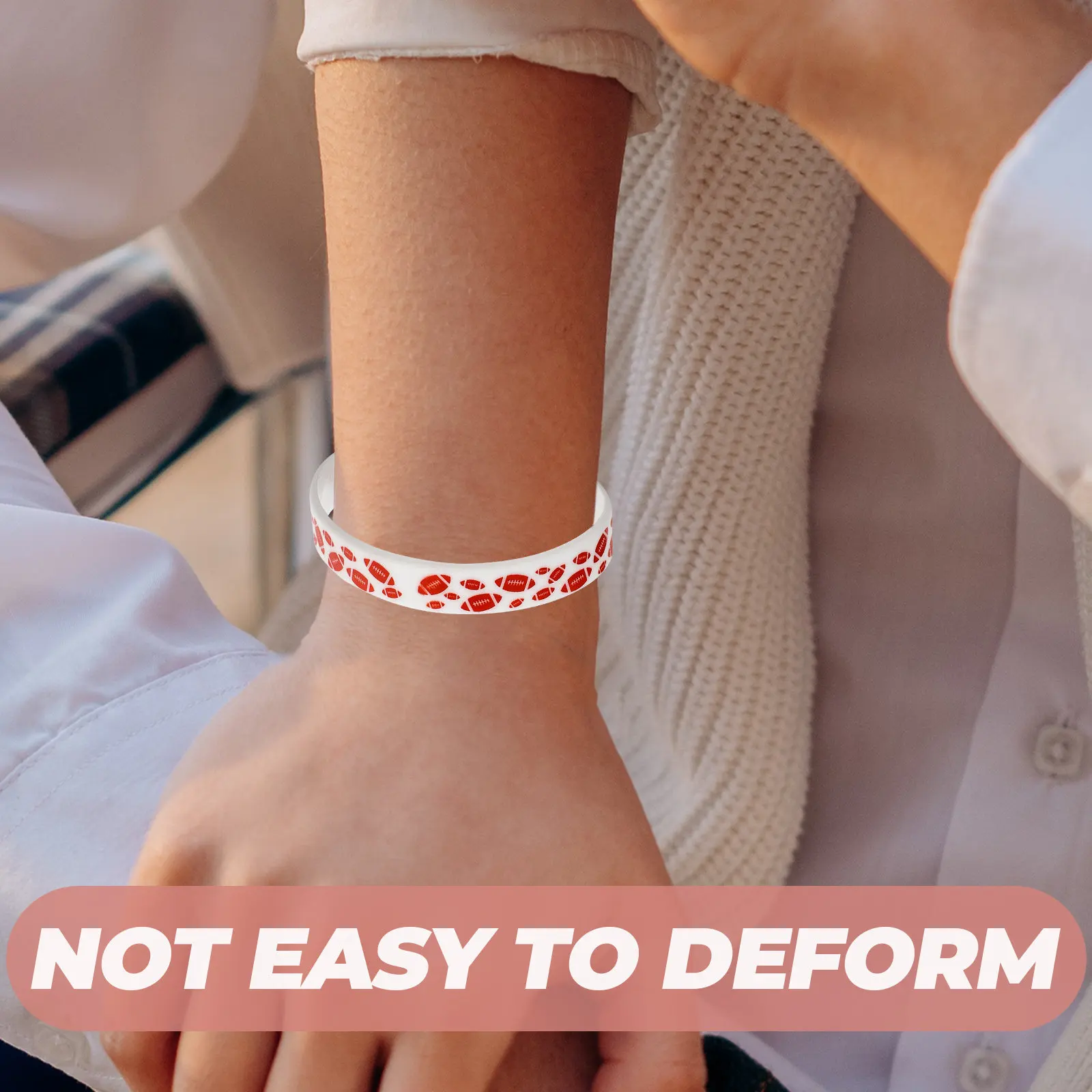 Набор из 20 резиновых браслетов для регби, приятных для кожи, для модных вечеринок, в подарок, компактное спортивное снаряжение
Набор из 20 резиновых браслетов для регби, приятных для кожи, для модных вечеринок, в подарок, компактное спортивное снаряжение