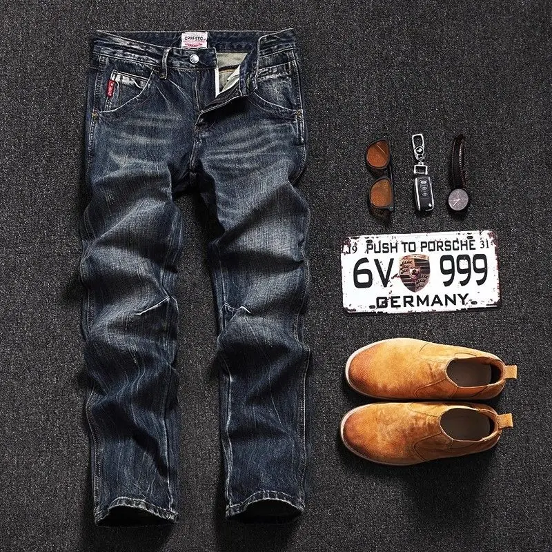 Retro Sle Loose Straight Leg Jeans Men's Simple Autumn Winter Faion Brand Denim Pants Casual Long Trousers Cotton Polyest...
Retro Sle Loose Straight Leg Jeans Men's Simple Autumn Winter Faion Brand Denim Pants Casual Long Trousers Cotton Polyest...