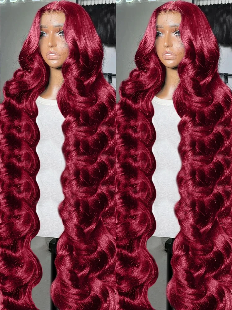 36 40 Inch 180 Density 99J Burgundy Body Wave Wigs Glueless 13x4 7x5 Hd Lace Frontal Human Hair Wig For Women Wine Red Lace Wig
36 40 Inch 180 Density 99J Burgundy Body Wave Wigs Glueless 13x4 7x5 Hd Lace Frontal Human Hair Wig For Women Wine Red Lace Wig