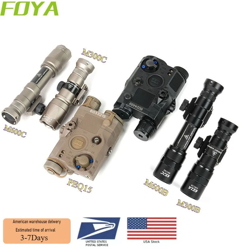 На складе Тактическое снаряжение SF M600B M600C M300B M300C X300 Фонарик PEQ15 Страйкбол Охота Светодиодный скаутский фонарь подходит для направляющей 20 мм
На складе Тактическое снаряжение SF M600B M600C M300B M300C X300 Фонарик PEQ15 Страйкбол Охота Светодиодный скаутский фонарь подходит для направляющей 20 мм