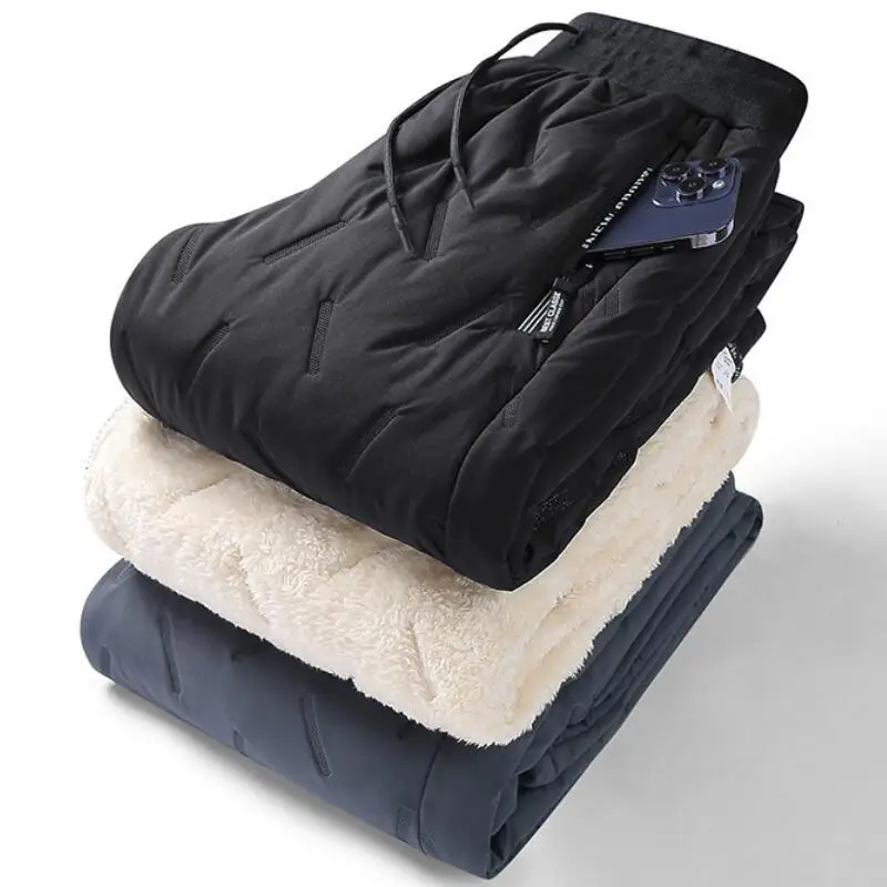 Men's Pants Winter Coat Casual Sweatpants Men's Clothing Fleece-Lined Loose Straight Cut Tapered Pants New Style Men's Clothing
Men's Pants Winter Coat Casual Sweatpants Men's Clothing Fleece-Lined Loose Straight Cut Tapered Pants New Style Men's Clothing