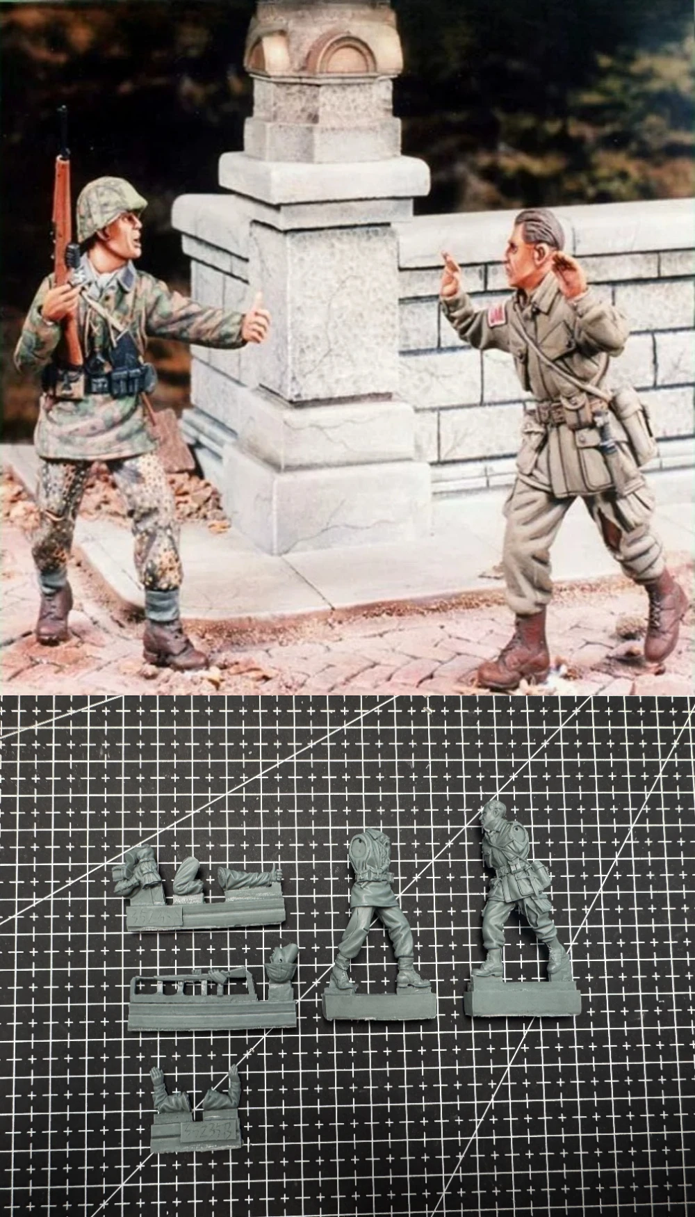 Casting Resin Model Assembly Kit 1/35 Resin Street Combat Team, Unpainted Model
Casting Resin Model Assembly Kit 1/35 Resin Street Combat Team, Unpainted Model
