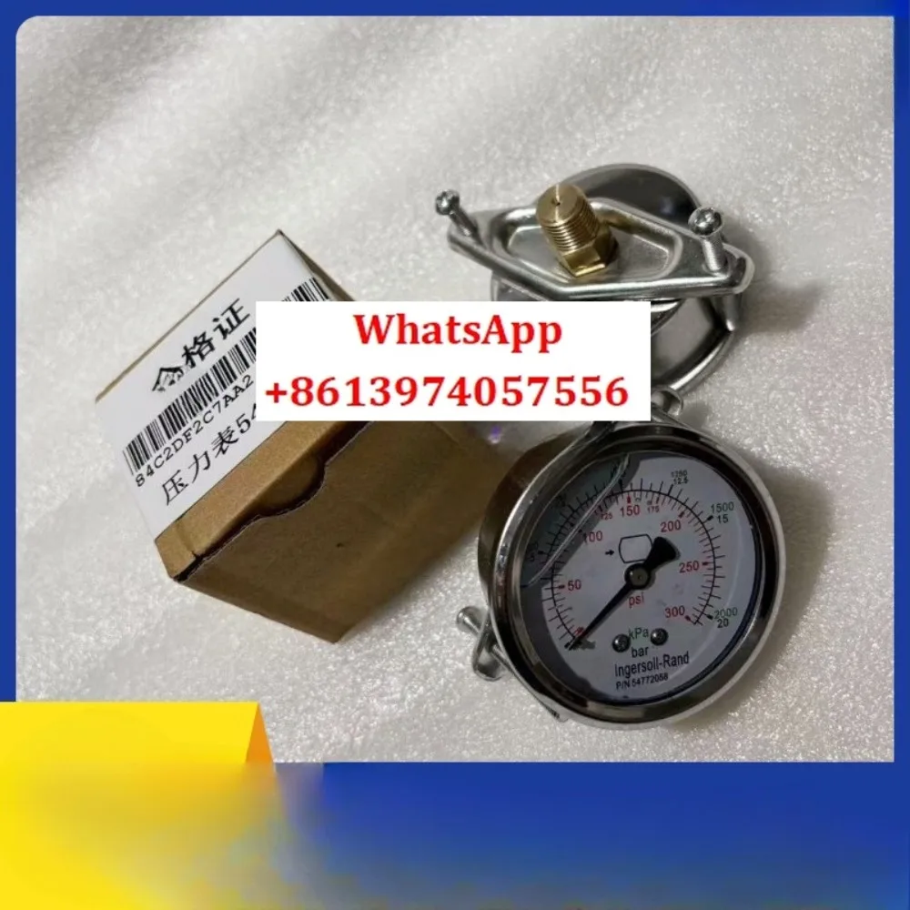 IR Ingersoll Rand air compressor pressure gauge 54772058 display gauge 22487110 shock-resistant and durable free shipping
IR Ingersoll Rand air compressor pressure gauge 54772058 display gauge 22487110 shock-resistant and durable free shipping