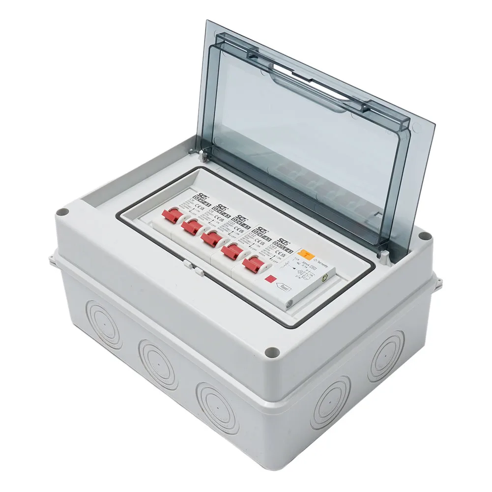 IP66 Защитный инструмент Потребительский блок Блок предохранителей Гаражный сарай Пыленепроницаемый Серый M3/M4 ПВХ/пластик 4 X MCB Camper Garage 
IP66 Защитный инструмент Потребительский блок Блок предохранителей Гаражный сарай Пыленепроницаемый Серый M3/M4 ПВХ/пластик 4 X MCB Camper Garage