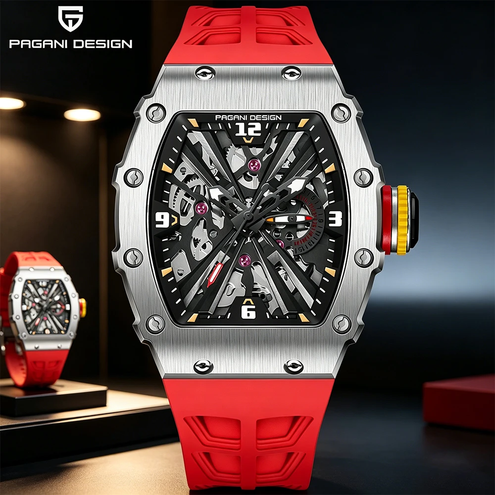 PAGANI DESIGN New Man Quartz Wristwatch VH65 Movement 42MM Sapphire Rubber Strap Stainless Steel Waterproof Watch For Men
PAGANI DESIGN New Man Quartz Wristwatch VH65 Movement 42MM Sapphire Rubber Strap Stainless Steel Waterproof Watch For Men