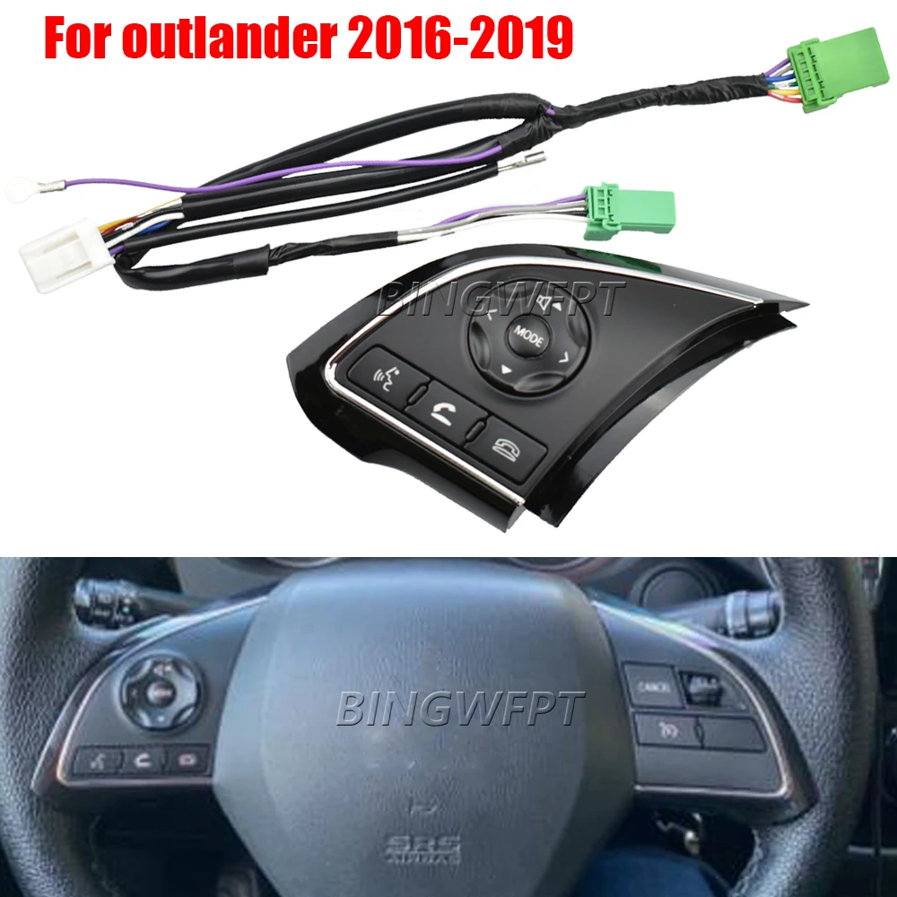 Cruise Control Switch Steering Wheel Button With Wire For outlander Xpander Eclipse Cross 2016-2019 Sportero Strada 2015-2017
Cruise Control Switch Steering Wheel Button With Wire For outlander Xpander Eclipse Cross 2016-2019 Sportero Strada 2015-2017
