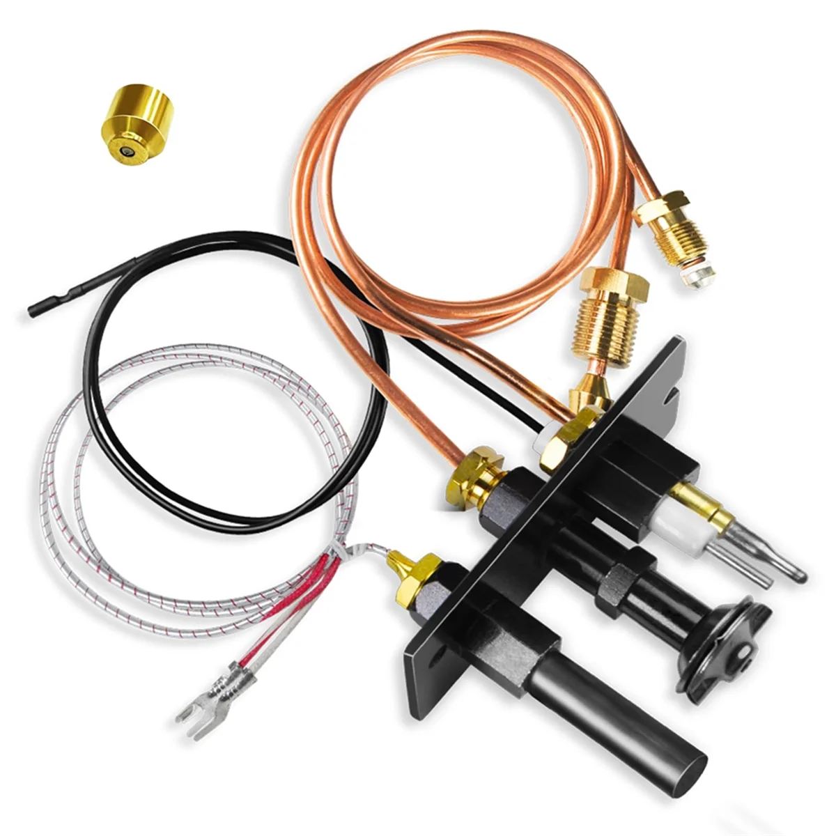 B50C 10002264 Propane and Natural Gas Pilot Assembly, 10002265 LP & NG 3 Way Pilot Replacement for Majestic, Temco, Fireplace
B50C 10002264 Propane and Natural Gas Pilot Assembly, 10002265 LP & NG 3 Way Pilot Replacement for Majestic, Temco, Fireplace