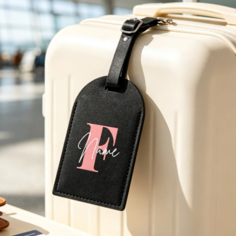 Personalized Monogram Luggage Tag With Custom Initial & Name, Suitcase Handbag Travel Label, Personalized Gift
Personalized Monogram Luggage Tag With Custom Initial & Name, Suitcase Handbag Travel Label, Personalized Gift