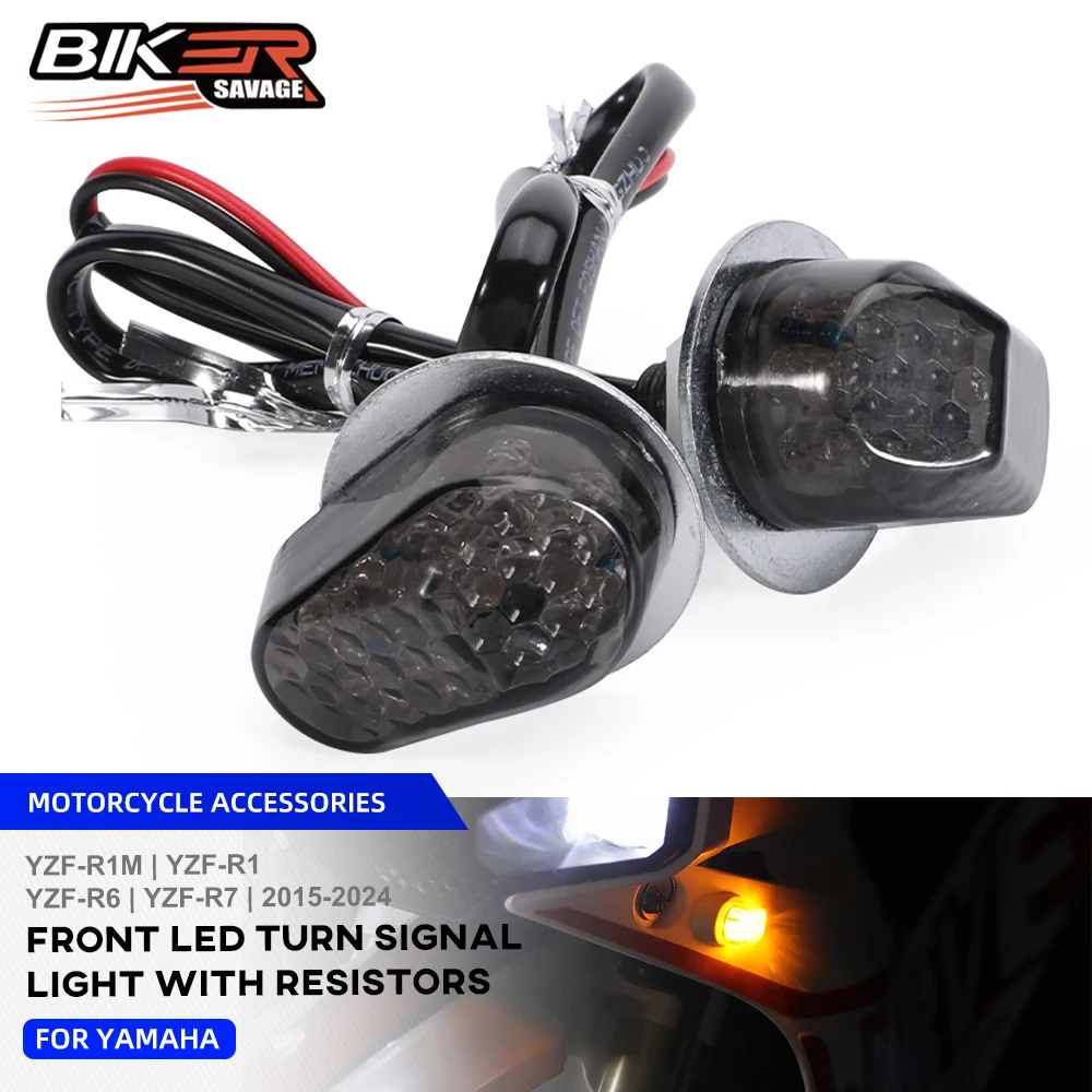 LED Turn Signals Light For YAMAHA YZF R1M R1 R6 R7 2015-2024 Motorcycle Accessories Flashers Indicator Lamps YZF-R1 YZF-R1M
LED Turn Signals Light For YAMAHA YZF R1M R1 R6 R7 2015-2024 Motorcycle Accessories Flashers Indicator Lamps YZF-R1 YZF-R1M