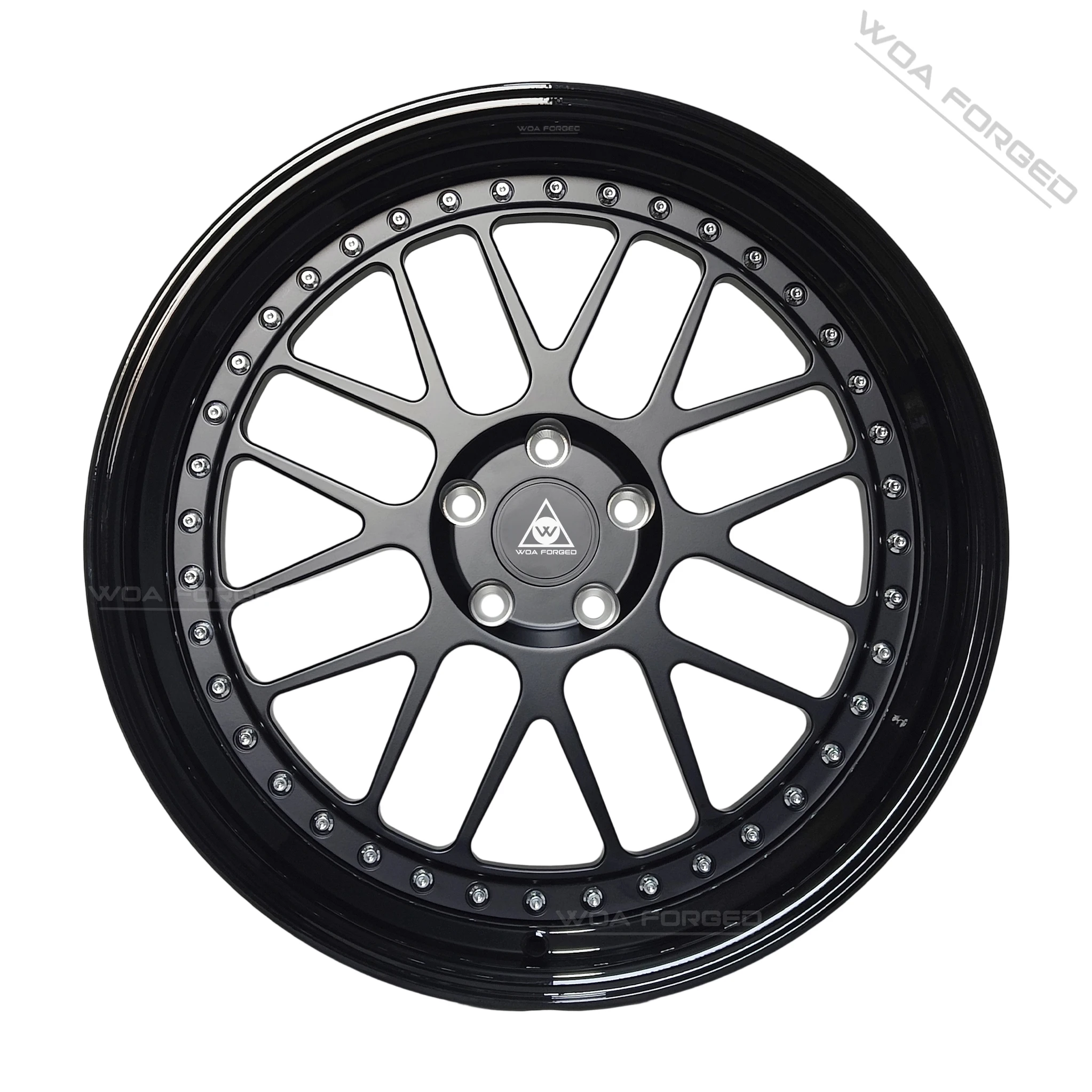 Custom Premium Gloss Black 2-Piece Forged Wheels 18 19 20Inch Multi-Spoke Super Deep Concave Alloy Rims for 911 718 Mercedes BMW
Custom Premium Gloss Black 2-Piece Forged Wheels 18 19 20Inch Multi-Spoke Super Deep Concave Alloy Rims for 911 718 Mercedes BMW